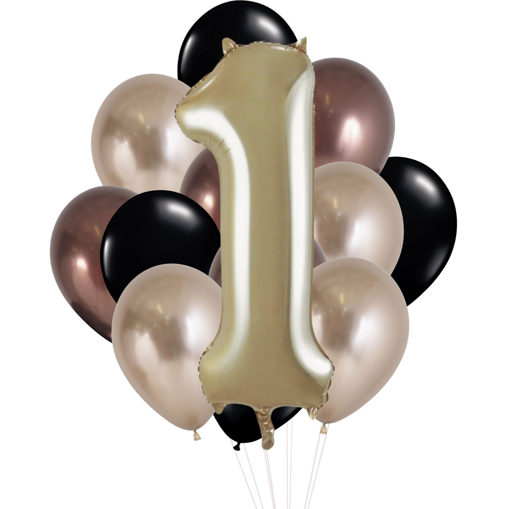 Black Balloon Birthday Bunch