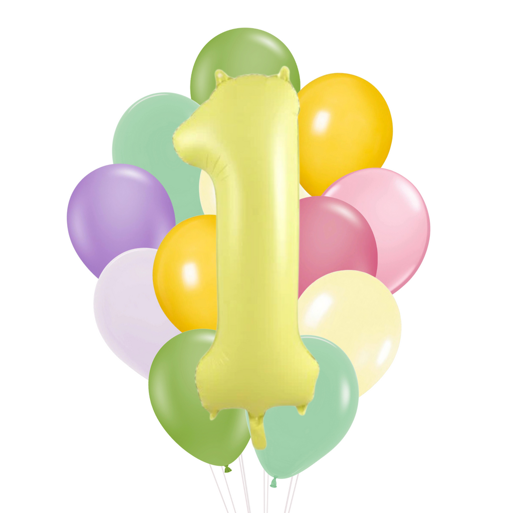 Fairy Number Balloon Bunch - Sydney Delivery