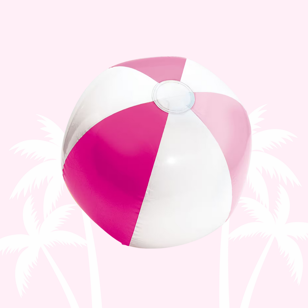 Amscan Pink Beach Ball Foil Balloon