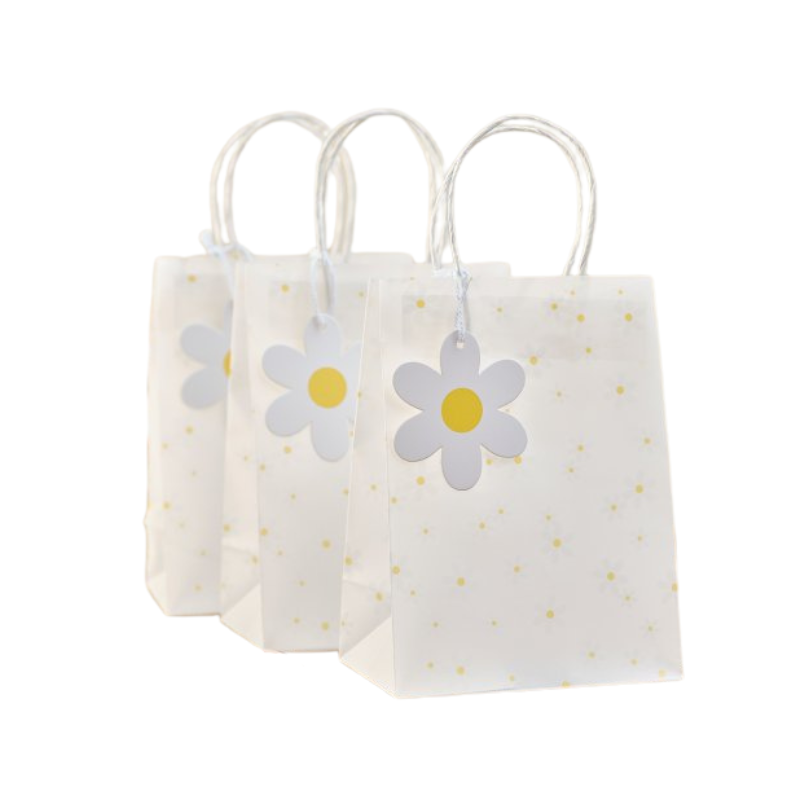 Daisy Paper Party Bags