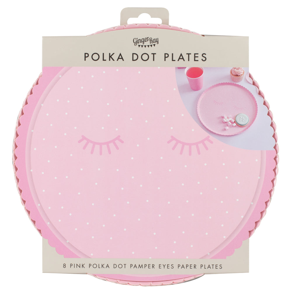 Polka Dot Pamper Plates