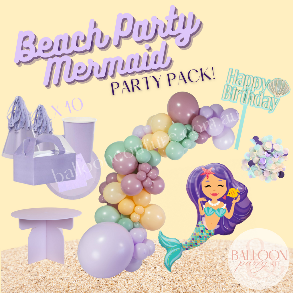 Mermaid theme party pack