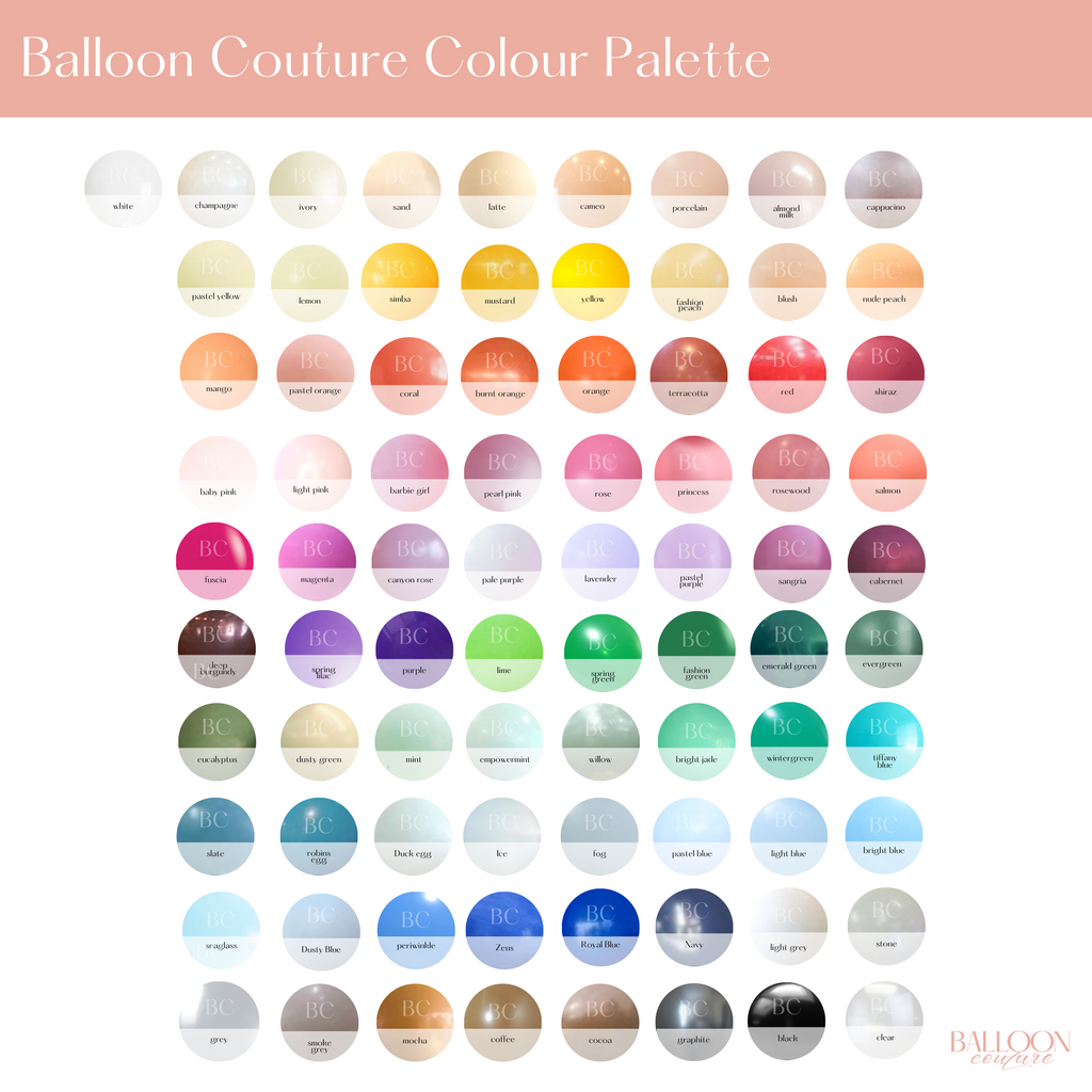 Balloon Colour Palette