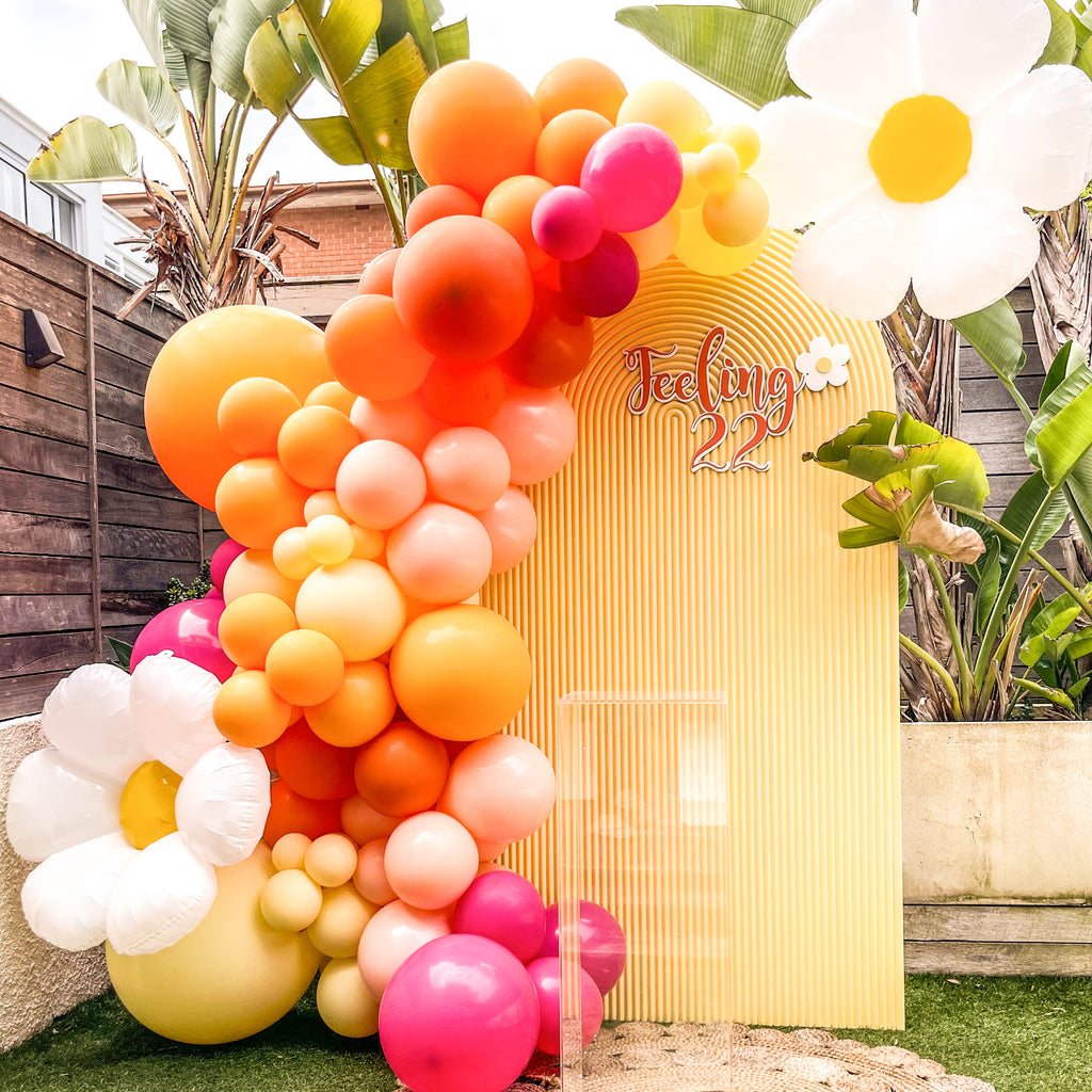 Sun Rise Balloon Tequila Sunrise Balloon Garland - DIY Kit or Inflated – Balloon Couture ...