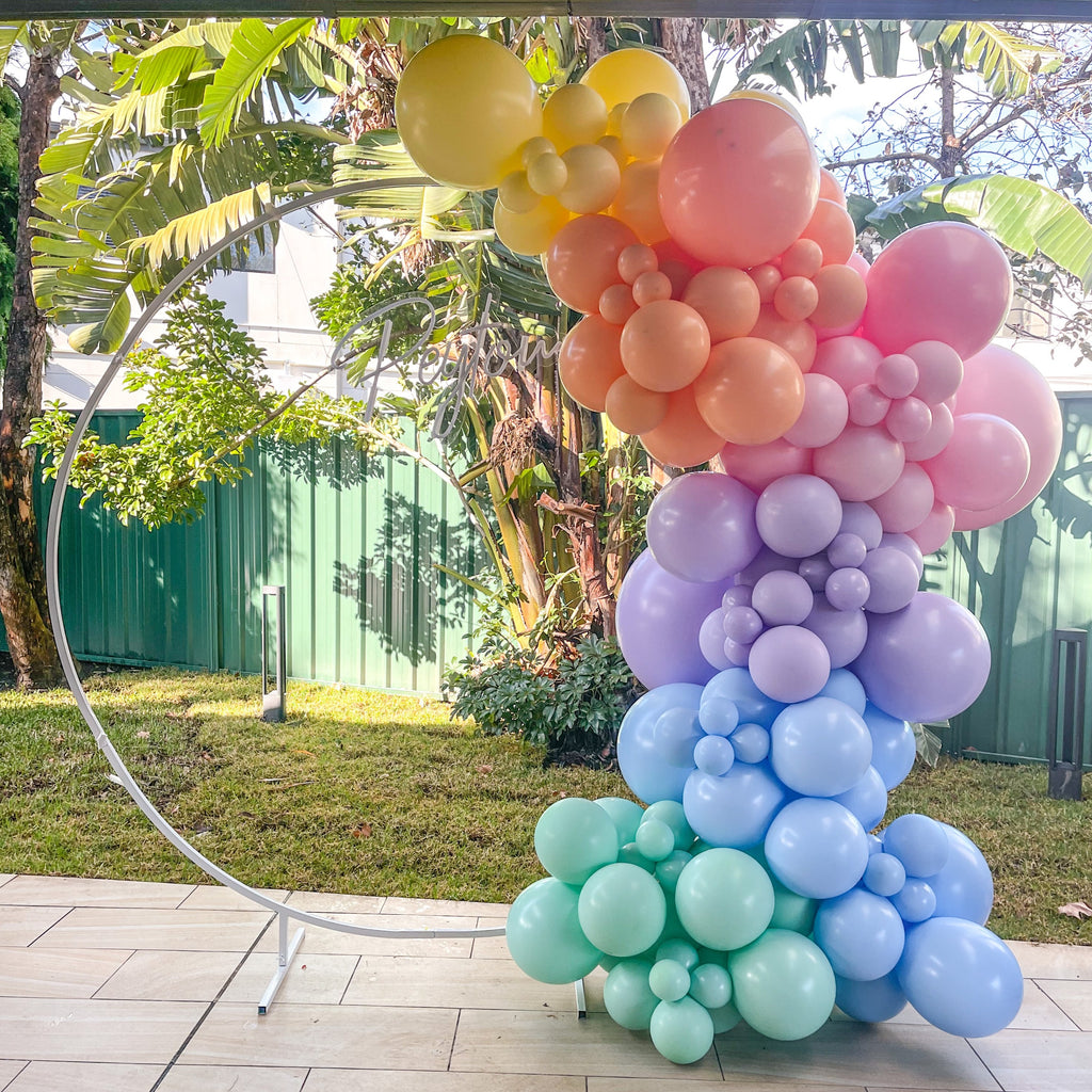 Bright Pastel Balloon Garland - Inflated or DIY