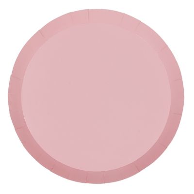 Pastel Pink Paper Plate
