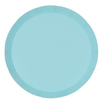 Pastel Blue Paper Plate