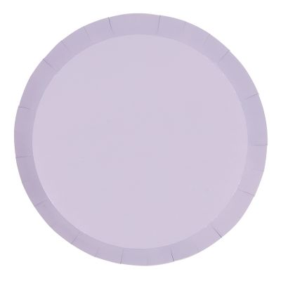 Pastel Purple Paper Plate