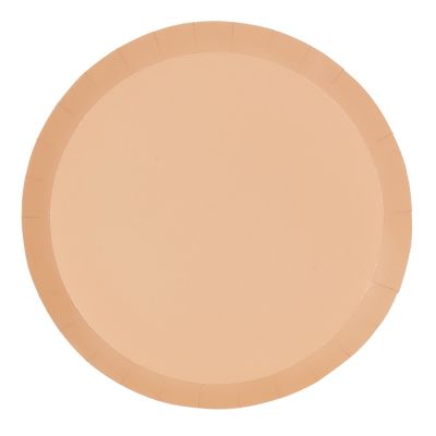 Peach Paper Party Plate